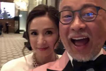 60歲歌神老了!張學友與港姐同框模樣滄桑,看不出比曾志偉小8歲