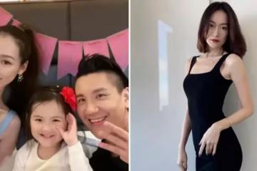 秦漢網紅兒媳穿短裙秀完美身材,女兒已4歲,夫妻二人仍未結婚