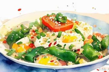家常小炒也能高大上,青椒炒蛋告訴你什麼是「美味」