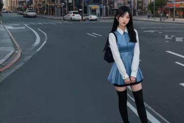 潮妹新寵!短裙與黑襪,玩轉時尚界的黑馬組合