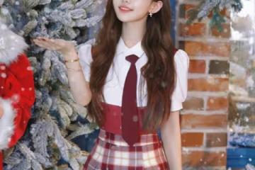 19歲韓國尤物少女的時尚寫真穿搭：青春活力與優雅並存 清新又可愛