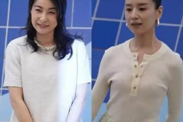 42歲郭晶晶和43歲董潔同框，郭晶晶「富貴相」的優勢就出來了
