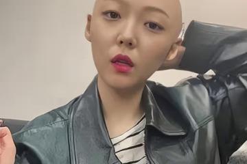 發生了什麼事？韓國著名女偶像突然剃光頭，周圍人都驚愕不已！