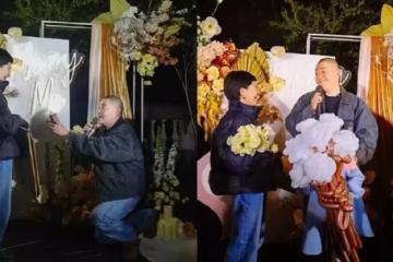 恭喜!郝劭文爆求婚成功「捧鑽戒單膝下跪」深情告白 「現場照釋出」網友湧入祝福