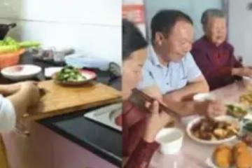 婆家9口和樂融融，婆婆卻欺人太甚，指揮懷孕媳婦「獨自洗碗做飯」，她心寒回娘家訴苦，岳母一招「讓女婿人財兩空」