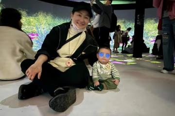 Selina兒子6個月長到20斤，兒子近照和她小時候一模一樣