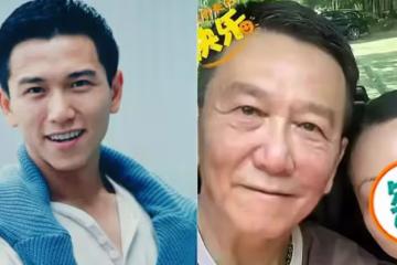 溫兆倫罕與第三任妻子同框，滿臉皺紋依舊帥氣，小20歲妻子太好看，直言：愛你衰老的臉上痛苦的皺紋