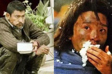 同樣是演乞丐!劉德華睡大街「周星馳用手抓飯」頭髮都打結 看到「baby的乞丐裝」網懵:演員和明星的區別