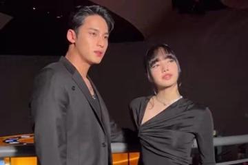 Lisa和男愛豆互動,兩人顯得很般配,網友感嘆,可惜她有傳聞男友