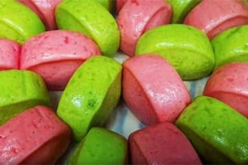不用發麵,教你做果蔬彩色小饅頭,出鍋不變色,家裡小孩子超愛吃