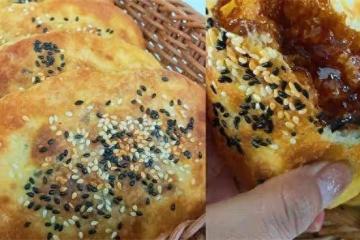 這個餅外面買4元得排隊，教你在家做，鬆軟香甜，咬一口酥脆掉渣