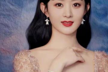 趙麗穎的「少女臉」太有辨識度，穿素色長裙太仙了，好似油畫公主