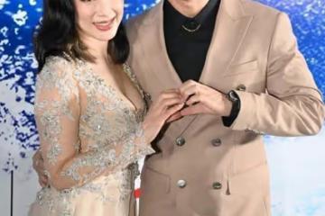 鍾麗緹和小12歲老公在一起更像同齡人，穿上開叉裙太有魅力，太贊