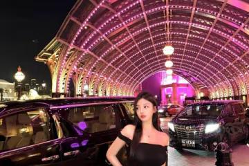 36D極品尤物時尚街拍穿搭:低調奢華的黑色連衣裙 猶如夜晚的黑天鵝