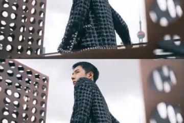 男生穿「小香風」也不差,王一博短髮造型簡單利索,矜貴又紳士