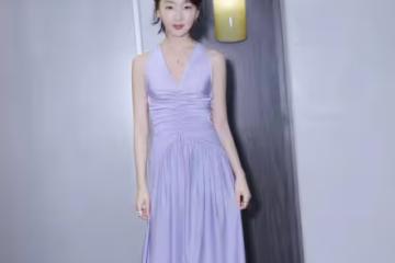 聰明女人在夏天，都喜歡穿「紫薯色」服飾，清新減齡襯膚色