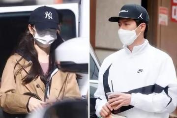 孫藝珍玄彬婚後首次合體,被網友偶遇,兩人帶同款棒球帽