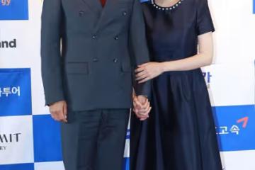 秋瓷炫與老公不像同輩人，「嬰兒肌」宛如少女，身穿黑裙也很美