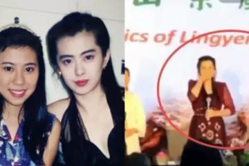 52歲王祖賢參加募捐活動，扎著兩個辮子盡顯活力，發際線讓人羨慕