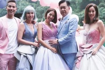 39歲劉伊心官宣三胎，63歲富豪老公舉辦派對，夫妻秀恩愛慶祝
