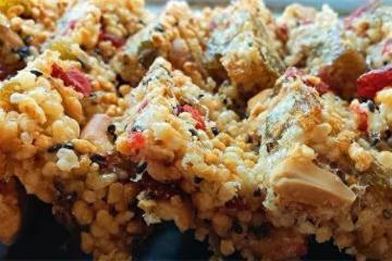 不用麥芽糖,教你自製大米花糖,咬一口香甜酥脆,不油炸更健康