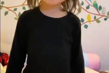 江宏傑福原愛帶孩子們玩,愛拉醬在臉上塗鴉