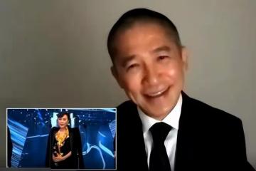 梁朝偉獲影帝，擊敗林保怡引發質疑，劉嘉玲帶「龍蝦」上台領獎