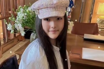 同一天露面的5個星二代，朱茵女兒最惹人愛，梧桐妹最會享受自由