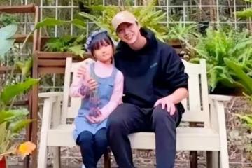 福原愛前夫曬女兒近照：孩子長得像媽媽，圓臉萌萌超可愛