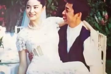 看下巴就有福氣！現在大火的露胃裝，林青霞26年前婚禮上就玩過了