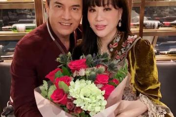 呂良偉兒子小200斤身材，黑衣壯實摟親媽像大佬，長得樸實接地氣