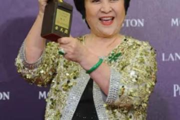 謝賢前妻72歲仍美艷,穿亮片裝太有貴婦范,發福絲毫不影響她的美