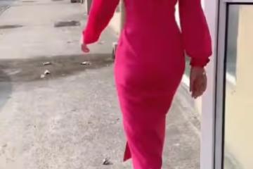 寒冷街頭,30歲女子穿裙大秀身材,坦白脫單感言:女人就應該好看