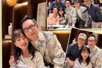 趙雅芝攜子回內地,隔離結束後吃豪華大餐,兒子打扮樸素難掩帥氣