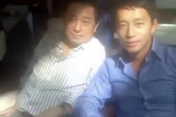 汪小菲爸爸赴台，提親還是看孫子孫女？張蘭開懷大笑，真是去提親