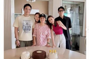 何超蓮帶竇驍回香港豪宅慶生，三太陳婉珍為女兒送蛋糕和祝福