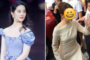 劉亦菲無修生圖曝光!一襲白裙露甜笑似仙女,身材微胖也難掩骨子美
