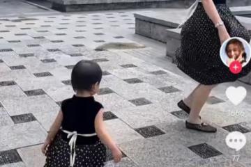 李亞鵬嬌妻慶祝母親節，帶媽媽女兒出遊，祖孫三代穿親子裝好有愛