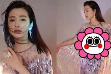 李冰冰裙子穿不穿沒兩樣，美人魚般身材，輕盈網紗太夢幻，網友：太妖嬈