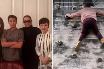 謝霆鋒妹妹罕曬女兒近照！三歲Sara攀高不膽怯，生父至今未公開：和張柏芝一樣 是合格母親！