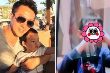 大S兒子汪希箖正臉首曝光！豪宅內給奶奶比心賣萌，五官和汪小菲如復制粘貼