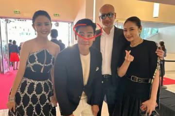 彭于晏坎城後台真實狀態曝光,男神無包袱展現自我,皺紋也帥氣
