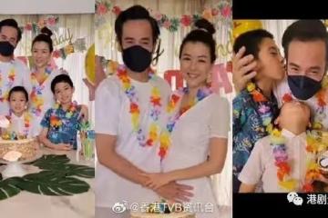 陳豪51歲生日攬實老婆放閃！何雁詩喪播鄭俊弘「金曲」胎教
