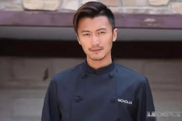 給網紅白冰做飯的謝霆鋒,點頭哈腰的樣子好掉檔次!