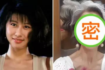 葉倩文近照罕曝光,60歲穿毛線裙瘦成小老太,一頭銀髮很氣質,網友:真實的女人最美
