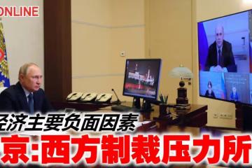 俄經濟主要負面因素　普京：西方制裁壓力所致