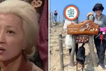 73歲馬海倫全家福罕曝光，戲裡綠葉紅花，戲外兒孫滿堂半億身家，全家行山不會累，網贊：真正人生贏家