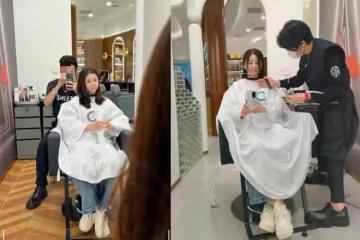 李小萌私下挺高調的，穿4萬6外套做頭髮像闊太太，兒子長得太像她