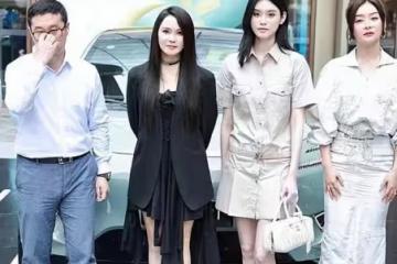 伊能靜保養有多好，同框小21歲奚夢瑤都像同齡，打扮普通更像闊太