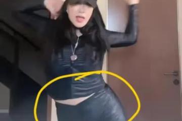 51歲鍾麗緹穿黑色緊身衣熱舞，被吐槽腰粗像綁粽子，本人幽默回應